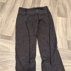 Lululemon dark grey Yoga Leggings